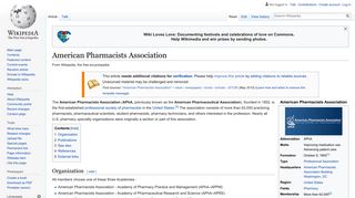 American Pharmacists Association - Wikipedia