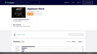 Applause Store Reviews | Read Customer Service ... - Trustpilot