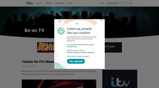 Tickets for ITV Shows | Be on TV - ITV.com