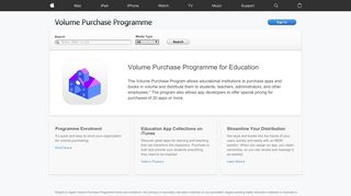 Volume Purchase Programme for Education