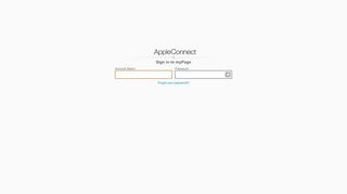 myPage: AppleConnect Sign In