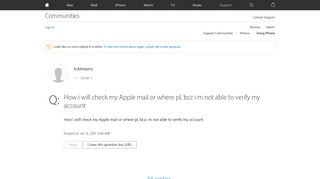 How i will check my Apple mail or where p… - Apple Community