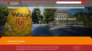 Future Students Undergraduate - How to apply | University of Calgary