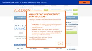 ARDMS | American Registry for Diagnostic Medical Sonography