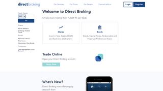 Welcome to Direct Broking | Direct Broking