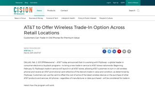 AT&T to Offer Wireless Trade-In Option Across Retail Locations