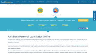Axis Bank Personal Loan Status - Enquiry Loan Status by Application ID