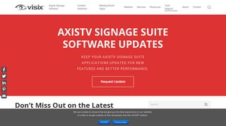 Digital Signage Software Updates | Update AxisTV Signage Suite ...