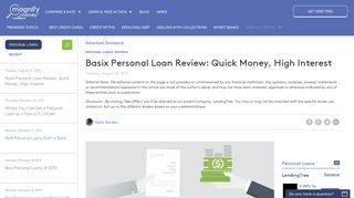 Basix Personal Loan Review: Quick Money, High Interest ...