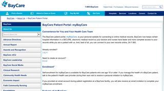 My BayCare Patient Portal