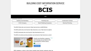 Building Cost Information Service – BCIS