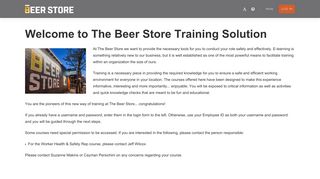 New The Beer Store Training Solution