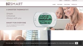 BeSMART, a smarter thermostat.
