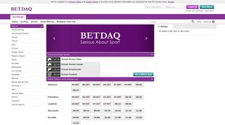 BETDAQ - Serious About Sport | Sports Betting Exchange
