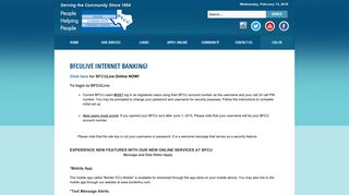 BFCULive Internet Banking! - Border Federal Credit Union
