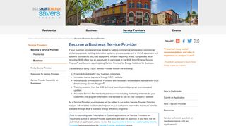 Become a Business Service Provider | BGE Smart Energy Savers ...
