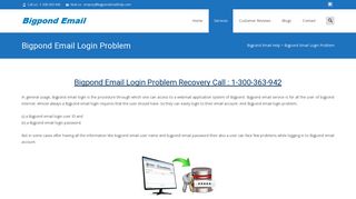 Bigpond Email Login Problem 1-300-363-942 Toll Free