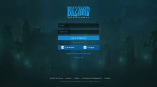 Blizzard Login - Diablo 3