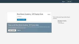 Blue Stream Academy - GP Practice Suite | LinkedIn