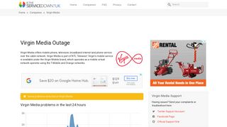 Virgin Media outage or service down? Current problems and outages ...