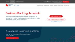 Business Accounts | National Bank