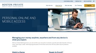 Personal Online Banking - Boston Private