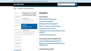Passports - GOV.UK