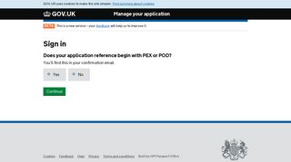 track your application - Passports - GOV.UK
