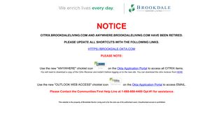 Brookdale Notice