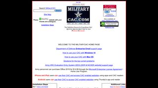 Common Access Card (CAC) Information for home use