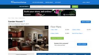 Camden Visconti - 105 Reviews | Tampa, FL Apartments for Rent ...