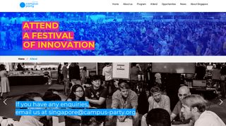 Attend – Campus Party Singapore