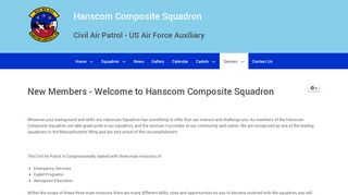 Level 1 - New Members - Hanscom Composite Squadron