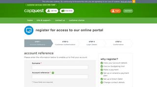 Capquest Portal - Registration