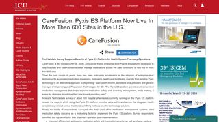 CareFusion: Pyxis® ES Platform - HealthManagement.org