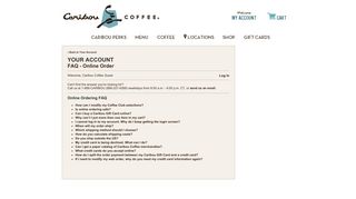 Caribou Coffee | Shop Online
