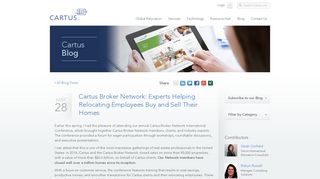 Cartus Broker Network: Experts Helping Relocating Employees Buy ...