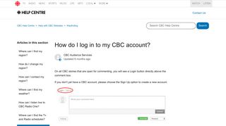 How do I log in to my CBC account? – CBC Help Centre