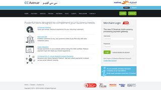Merchant Login - Payment Gateway|CCAvenue UAE