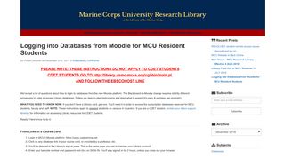 Library News & Announcements - Research Guides at Library of the ...