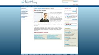 Instructor & Teacher Resources - Delmar Cengage Learning