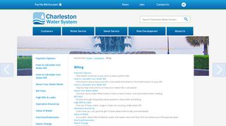 Billing | Charleston Water System, SC - Official Website