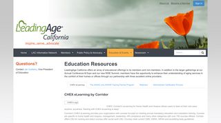 Education Resources - LeadingAge California
