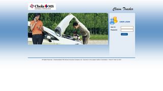 LogIn Page - Chola MS General Insurance