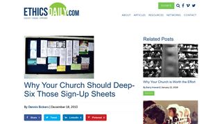 Why Your Church Should Deep-Six Those Sign-Up Sheets ...