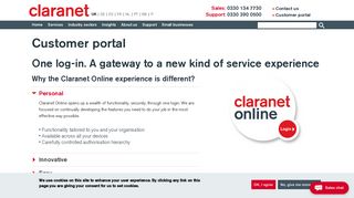 Customer portal | Claranet UK