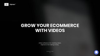 Clipman: Grow your ecommerce with videos