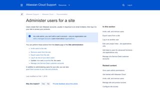 Check login statistics - Atlassian Documentation