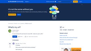 What's my url? - Atlassian Community