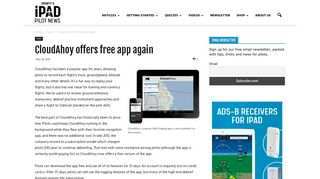 CloudAhoy offers free app again - iPad Pilot News